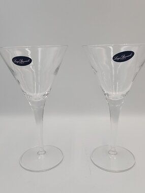 Luigi Bormioli Italy Bach Martini Glasses - Set of 2